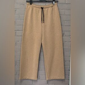 St. John Sport  fleece knit tan casual pants  M